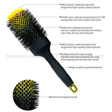 Brosse à cheveux en plastique